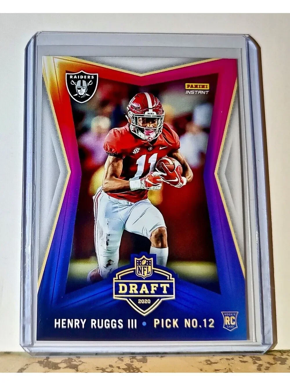 Henry Ruggs III 2020 NFL Draft Night NFL #17 Football Card Raiders 1 of 737